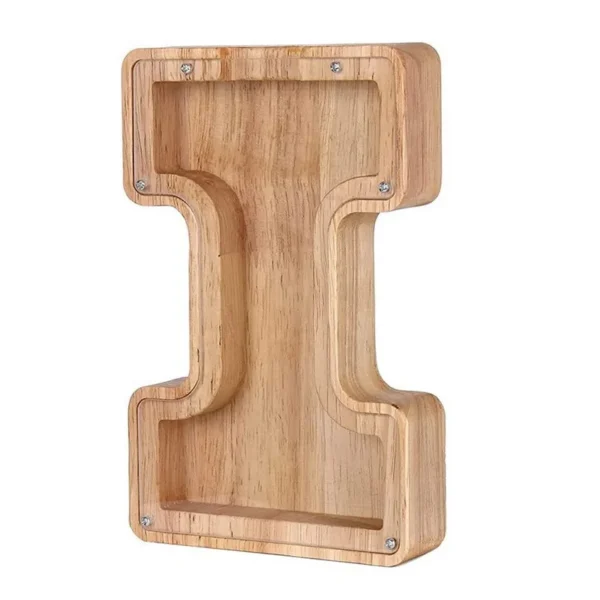 Tirelire Lettre en Bois