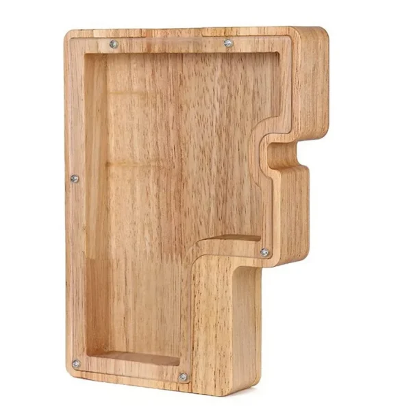 Tirelire Lettre en Bois