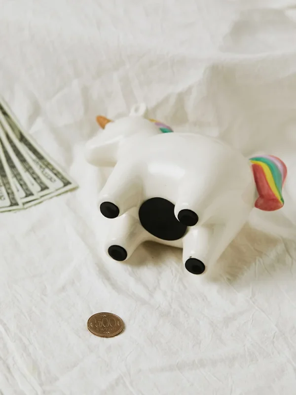 Tirelire Licorne Ceramique​