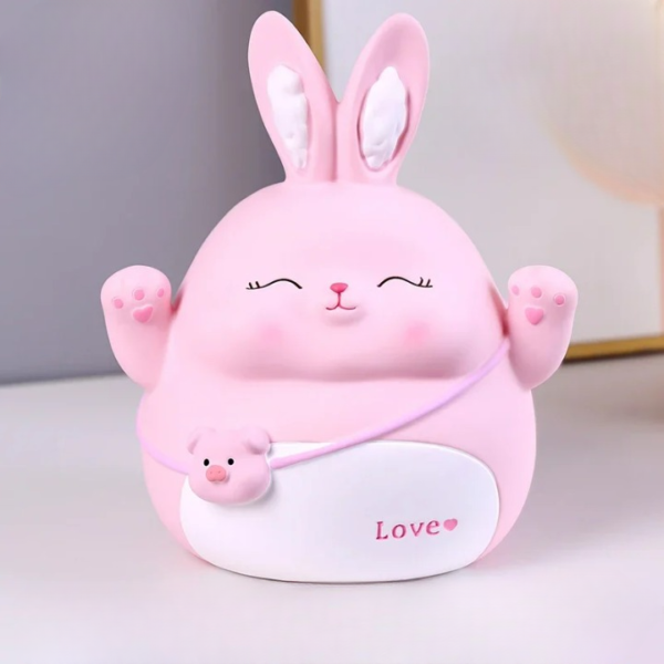 Tirelire Lapin Rose​